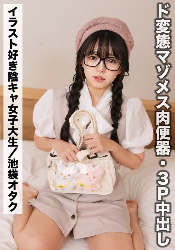 SAKA-012 里緒理緒(21歳/B罩杯)【喜歡畫插圖的陰沉土氣阿宅女大學生】超變態被虐女性肉便器3P【在網路上與網紅女子聯繫!】